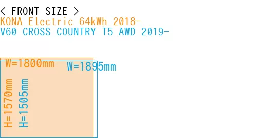 #KONA Electric 64kWh 2018- + V60 CROSS COUNTRY T5 AWD 2019-